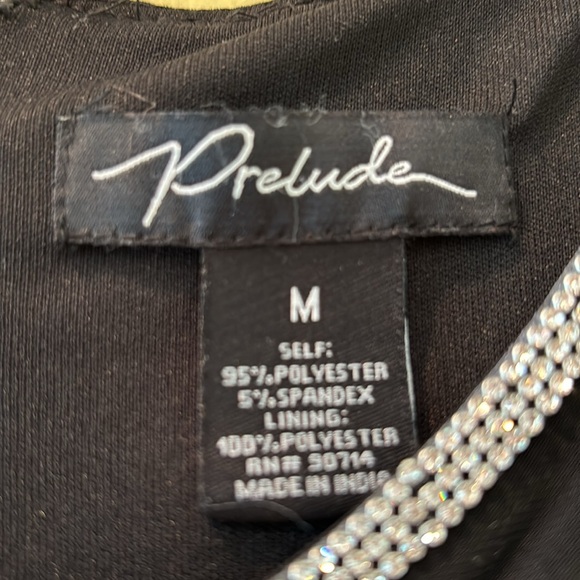 Black Rhinestone Jumpsuit - Picture 6 of 6